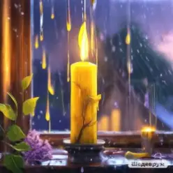 Нейросеть — Барабанит дождь по стёклам